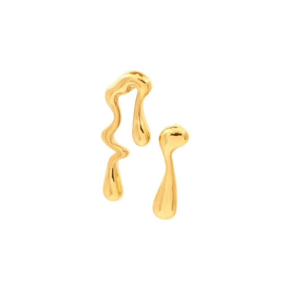 Melt Gold Earrings