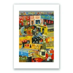 Mercado Antón Martín Giclée Print A4