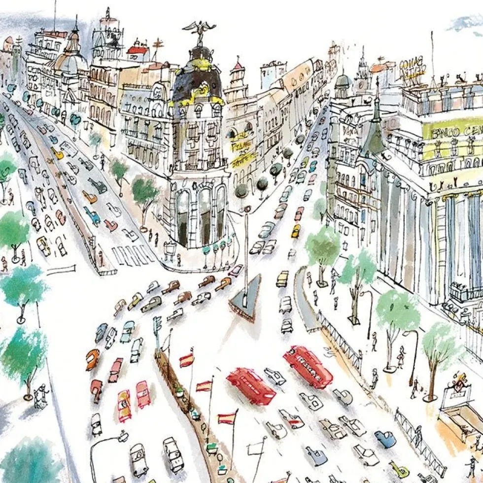 Metrópolis Día Giclée Print