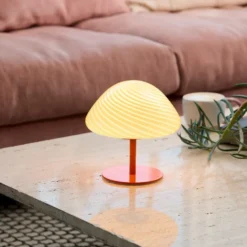 Mini Mush Bord Orange Table Lamp