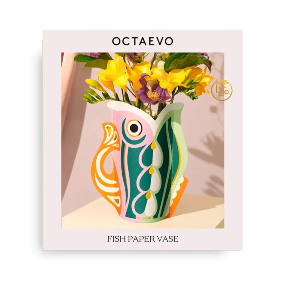 Mini Paper Vase Fish