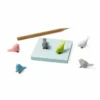 Mini Sparrow Message Magnets Pastel