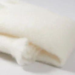 Mohair Foulard Pure White 001 18x170