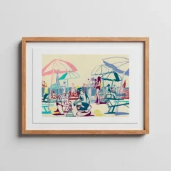 Morning At The Beach Giclée Print