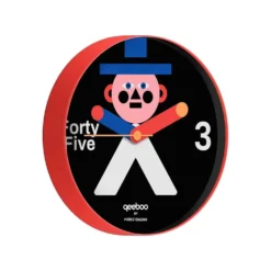 Mr. Wally Wall Clock by Marco Oggian