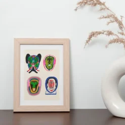 Máscaras Giclée Print
