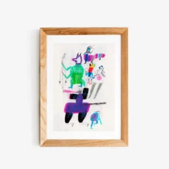 Músico de Colores Giclée Print A4
