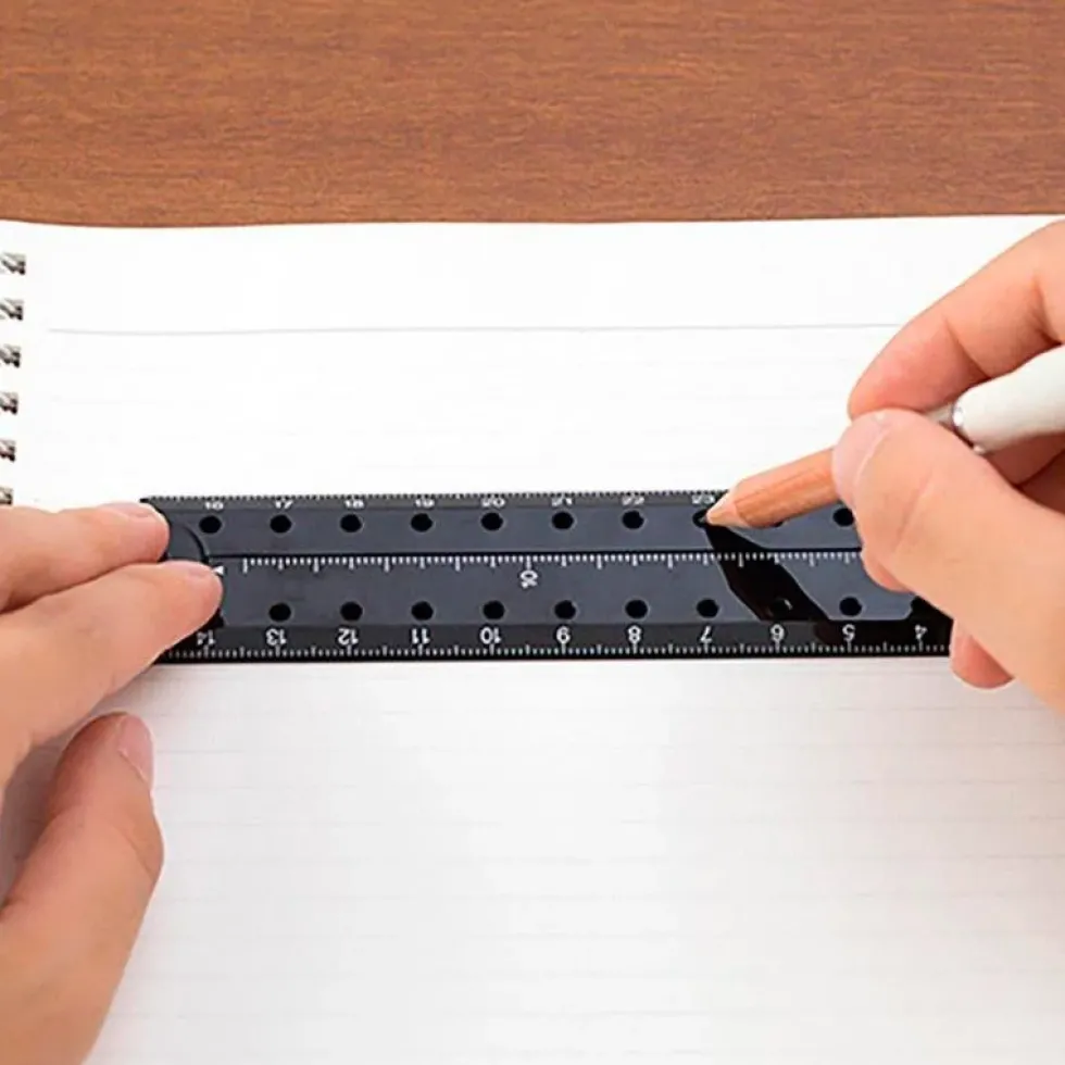 Multi Ruler 30cm Black