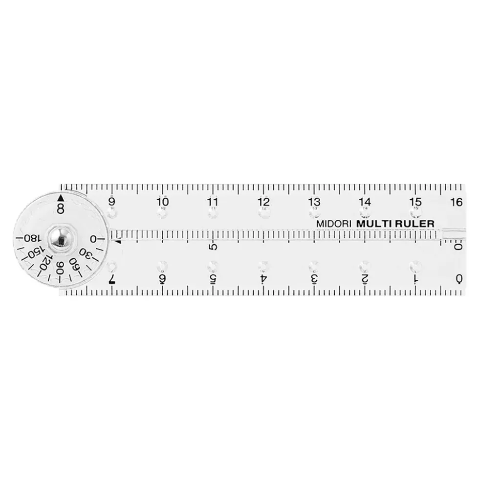Multi Ruler 16cm Clear