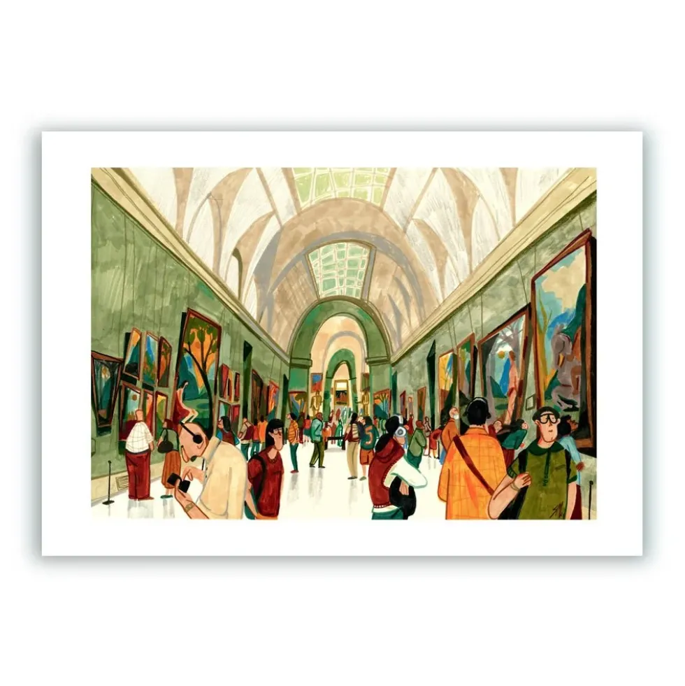 Museo del Prado Interior Impresión Giclée