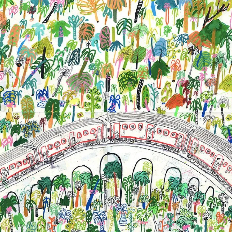 Nine Arch Bridge, Ella, Sri Lanka Giclée Print A3