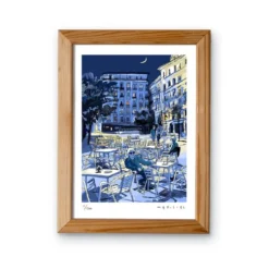 Noche en Chueca Fine Art Paper Print