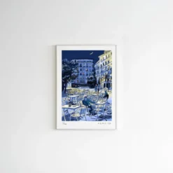 Noche en Chueca Fine Art Paper Print