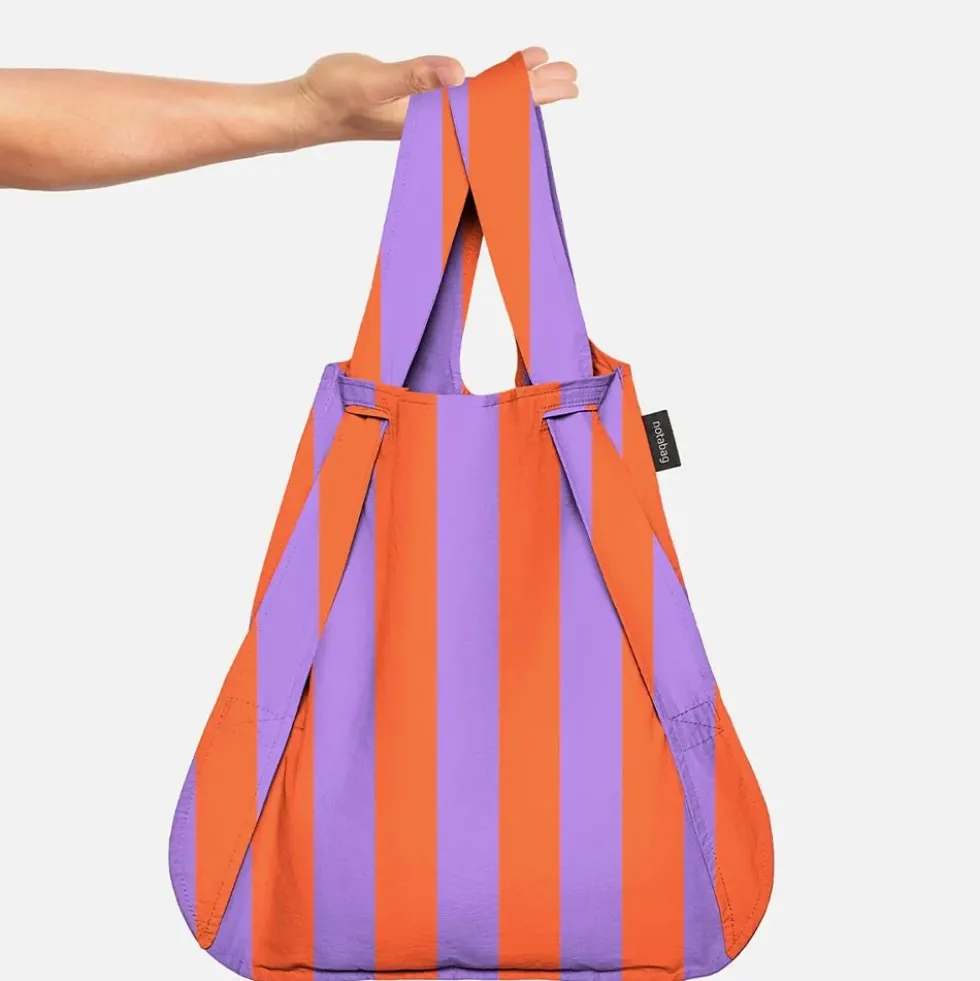 Notabag Red Purple Stripes