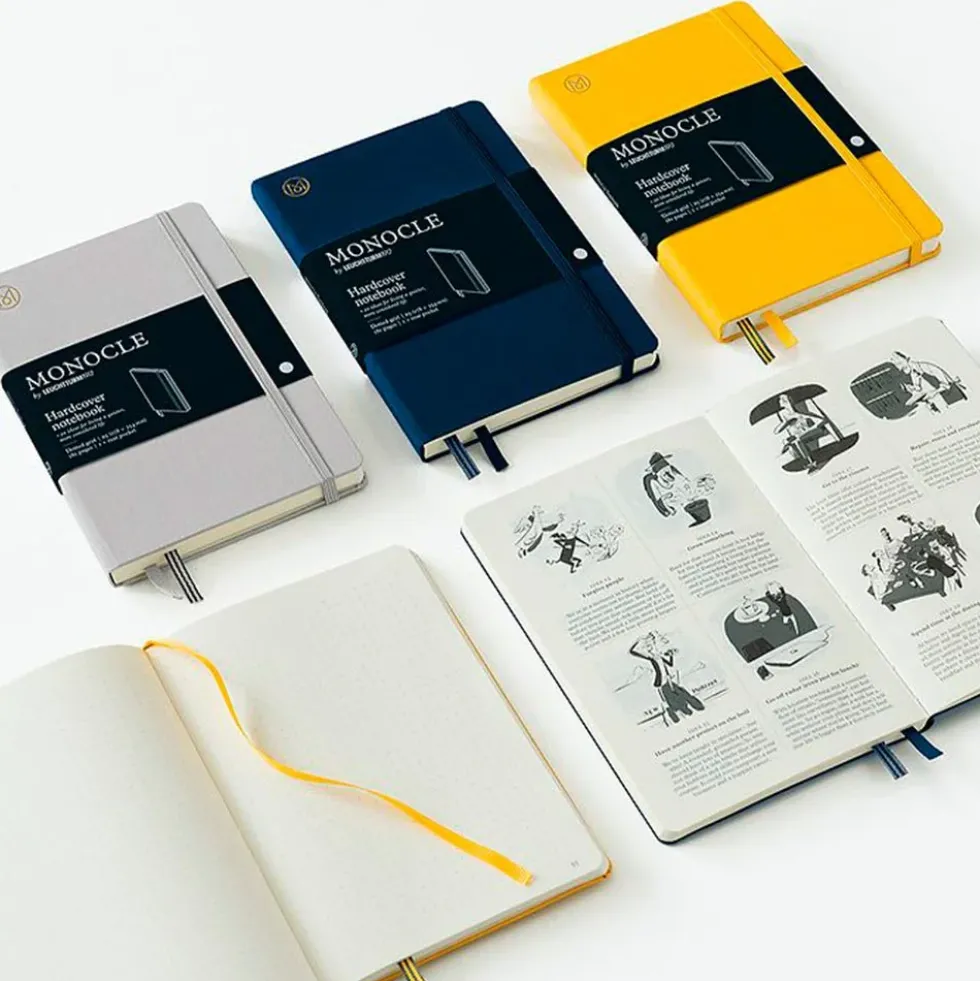 Notebook Monocle Hardcover B5 Navy Dotted