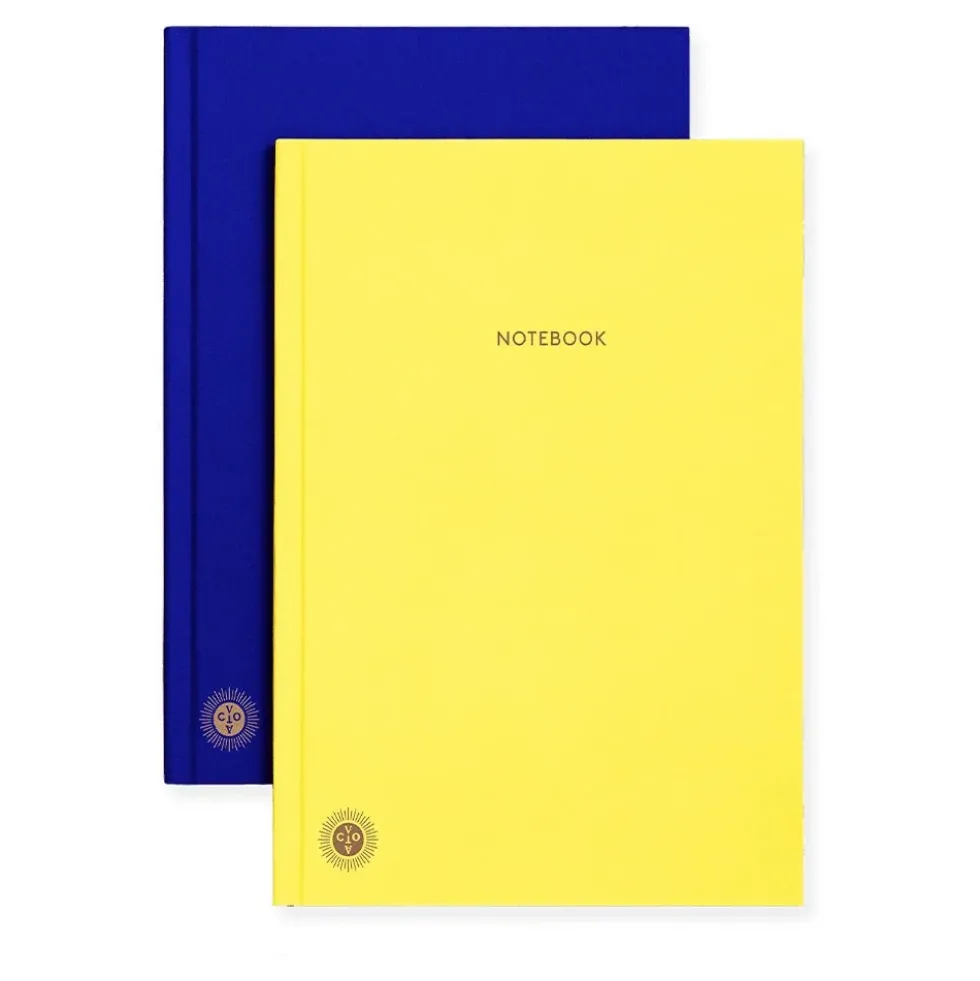 Notebook Planner Yellow / Blue