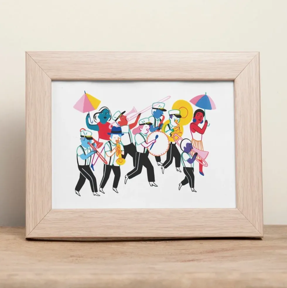 Nouvelle Orleans Giclée Print A5