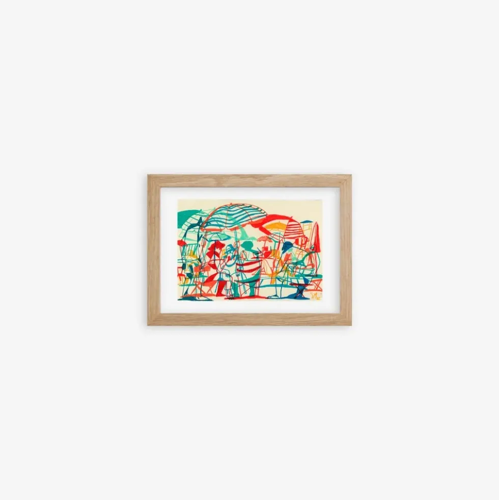 Of Parasols And Deckchairs Giclée Print