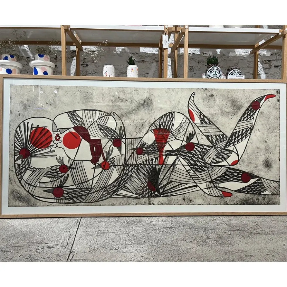 Okinawa Limited Edition Engraving Framed