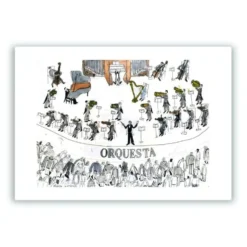 Orquesta Giclée Print A3