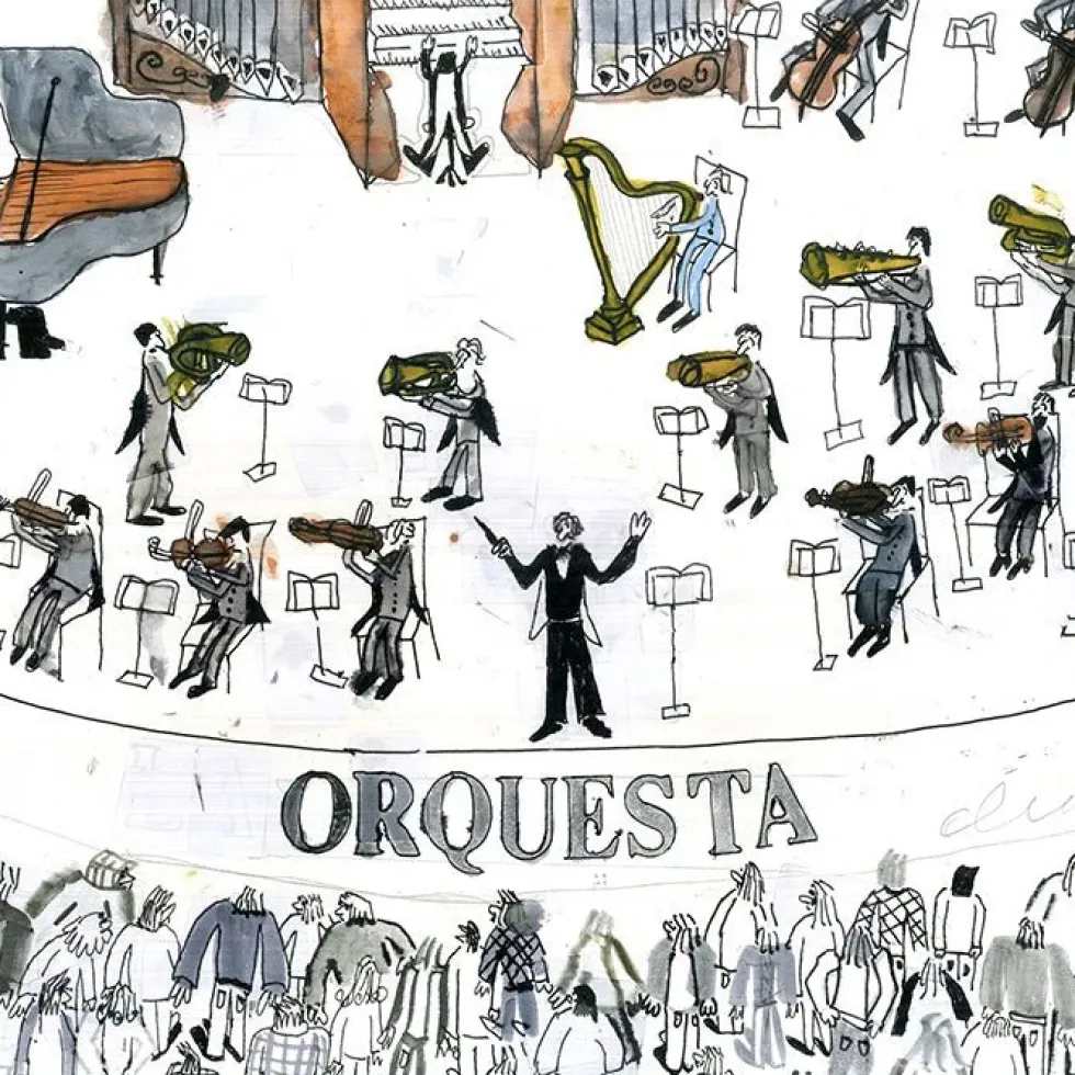 Orquesta Giclée Print A3