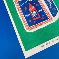 Package of Indonesian Jasmine Tea Risograph