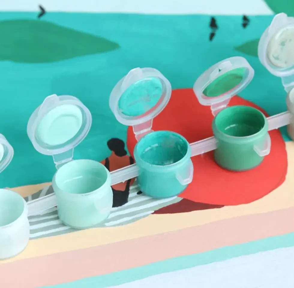 Paint by Number Kit - San Bartolomé by Léa Morichon