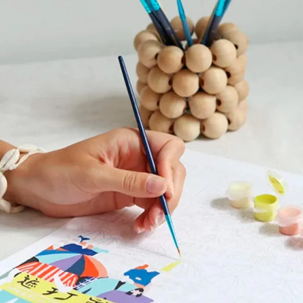 Paint by Number Kit - Umbrella Revolution by Tara Deacon