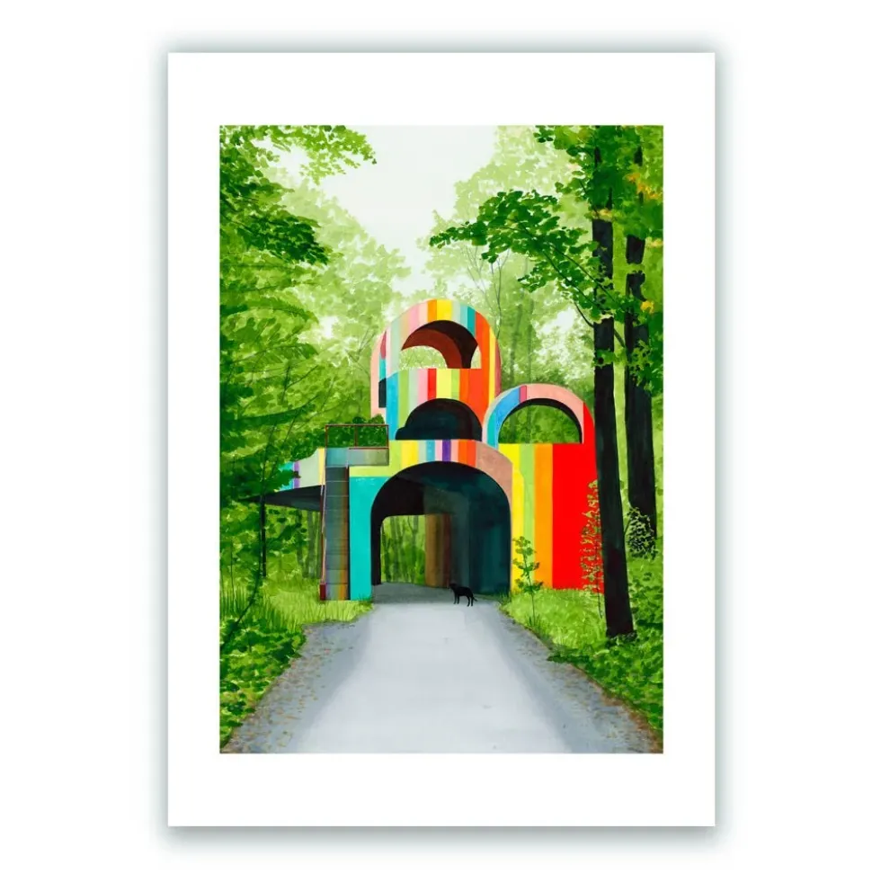Palace Giclée Print A5
