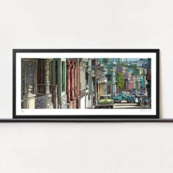 Panoramic Los Colores de la Habana Fine Art Print