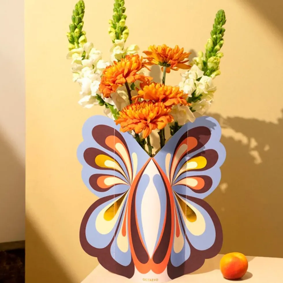 Paper Vase Butterfly