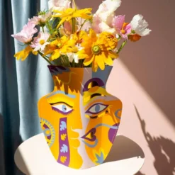 Paper Vase Claire Johnson Orange