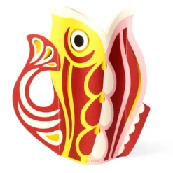 Paper Vase Fish Ruby