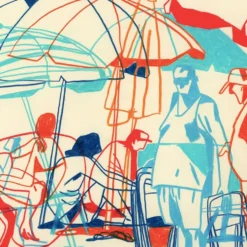 Passing Afternoon at the beach Gicléee Print A5