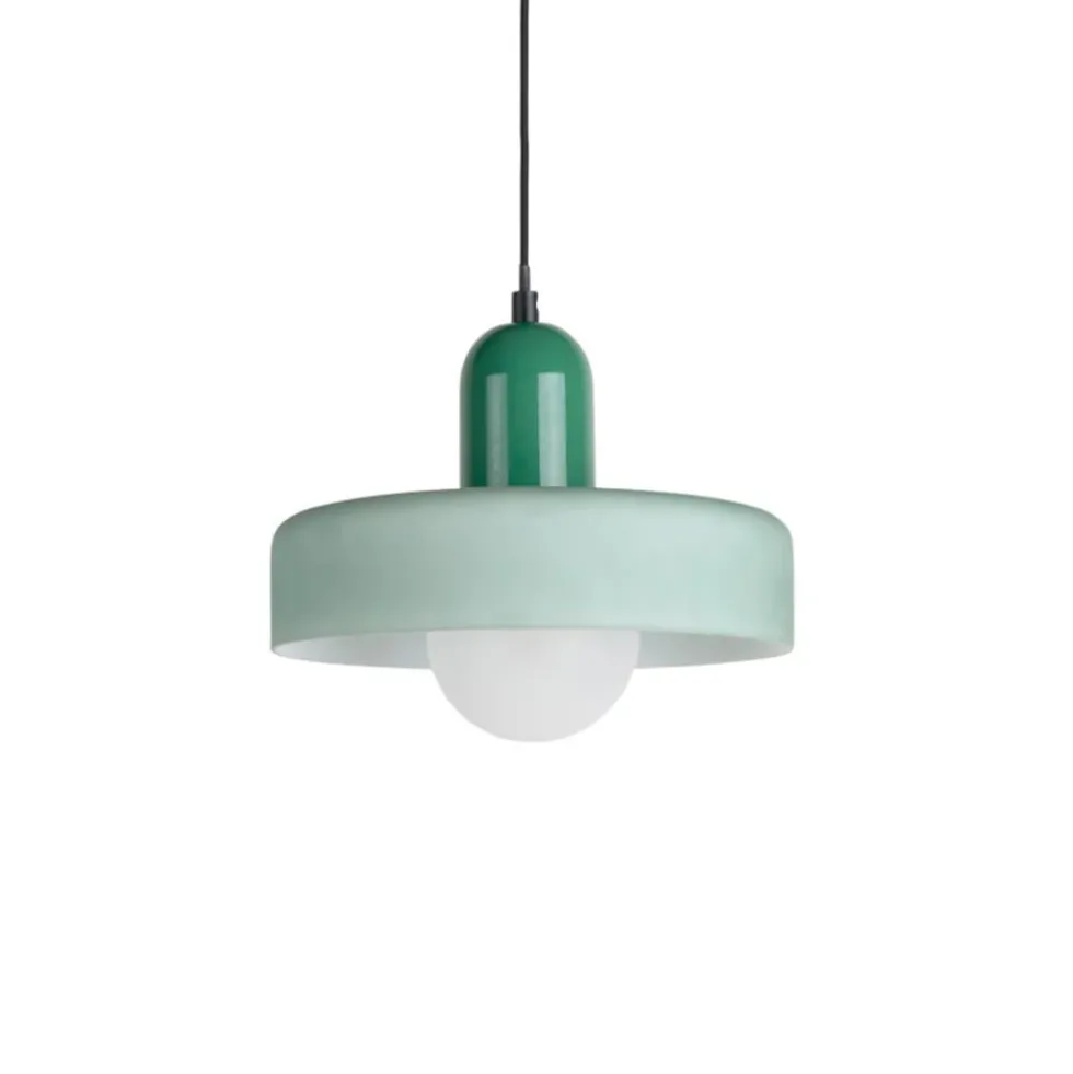 Pedant Lamp Opaco Grato Junglee Green & Grayed Jade