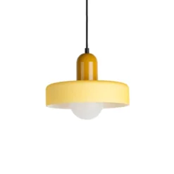 Pedant Lamp Opaco Grato Ochre Yellow & Soft Yellow