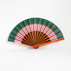Pink Double Rainbow Fan