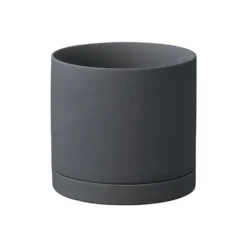 Plant Pot 191 - 170 x 160 mm Dark Gray
