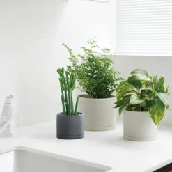 Plant Pot 191 - 170 x 160 mm Earth Gray