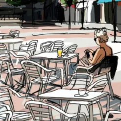 Plaza de Chueca Fine Art Print