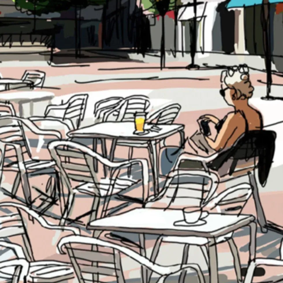 Plaza de Chueca Fine Art Print