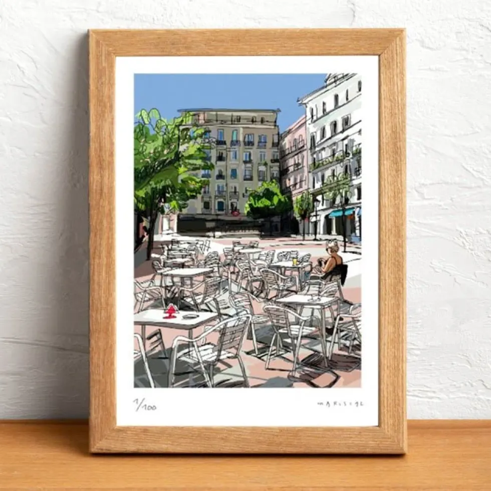 Plaza de Chueca Fine Art Print