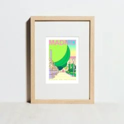 Plaza de Oriente Giclée Print A5