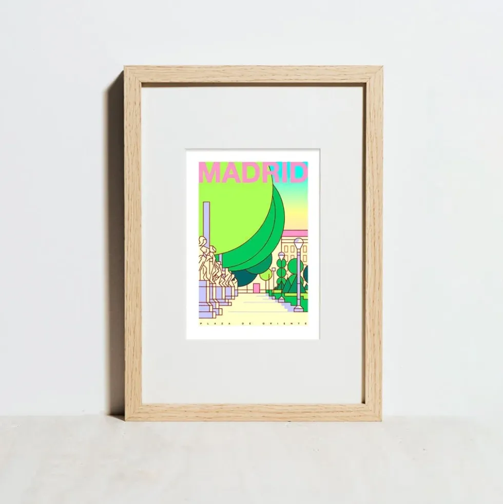 Plaza de Oriente Giclée Print A5