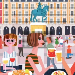 Plaza Mayor Madrid Giclée Print
