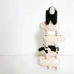 Pole Pole Wooden Animal Alpaca