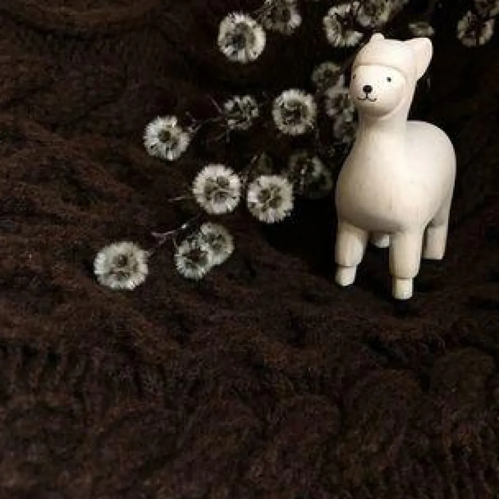 Pole Pole Wooden Animal Alpaca