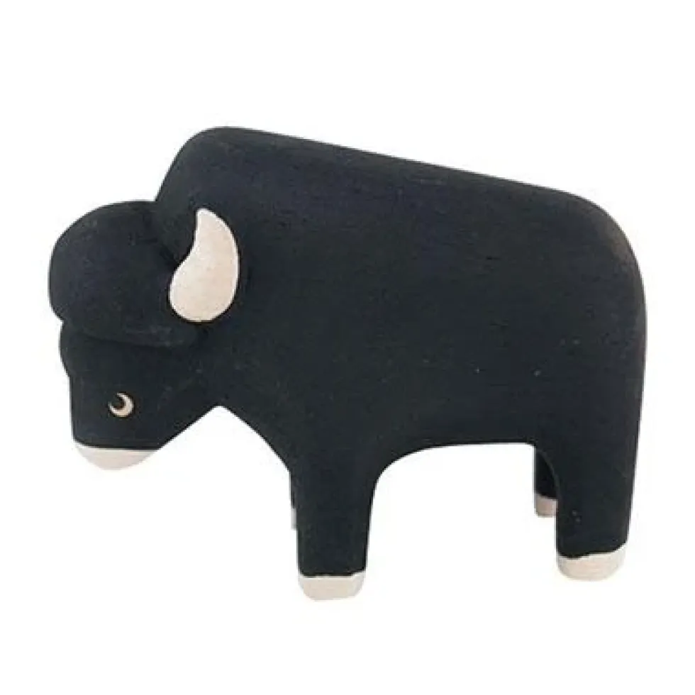 Pole Pole Wooden Animal Bison