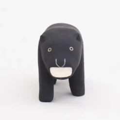 Pole Pole Wooden Animal Black Panther