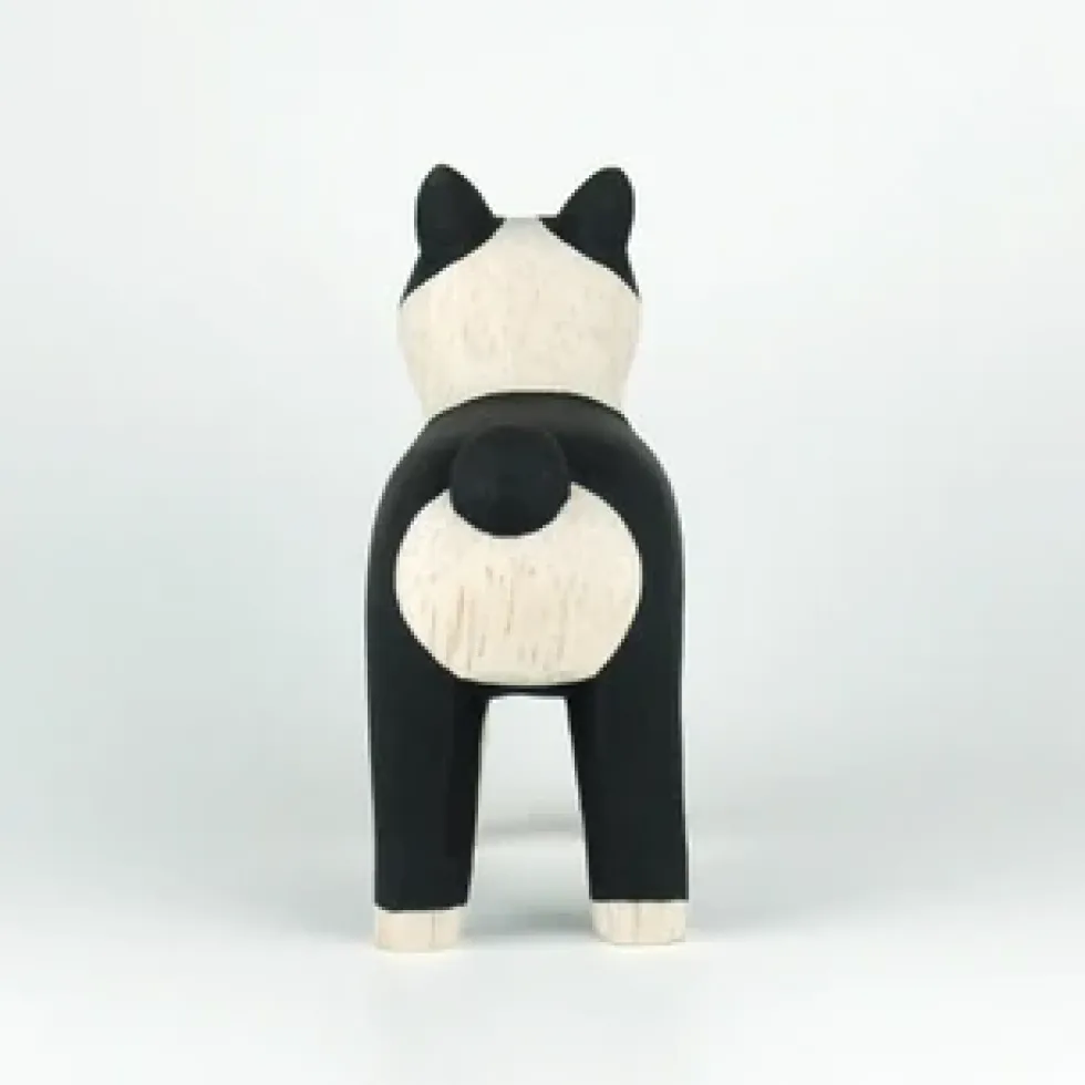Pole Pole Wooden Animal Boston Terrier